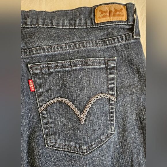 Levi's 505 Jeans Women’s Sz l4 (33x27) Mid-Rise Straight Leg Denim Medium Wash - Picture 10 of 10